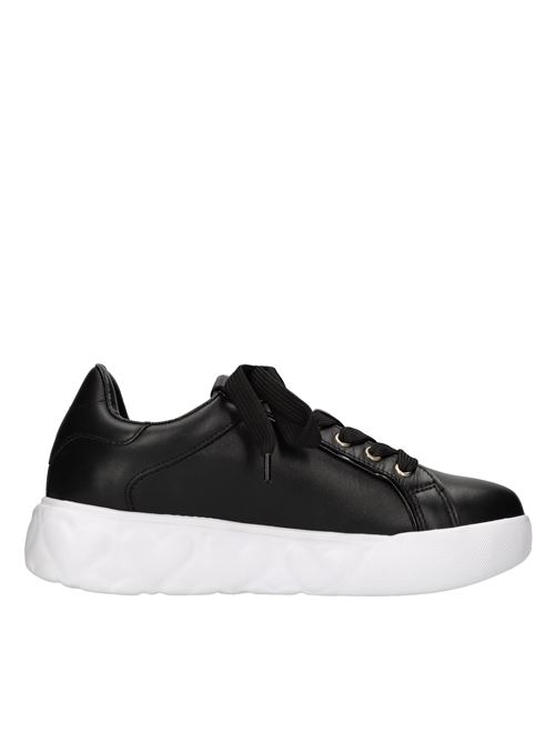 Sneakers in pelle ed ecopelle LOVE MOSCHINO | JA15054G1MIA400ANERO